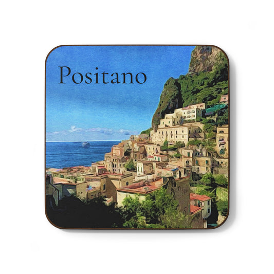 Positano Hardboard Coaster - Artistic Home Decor for Coffee Lovers