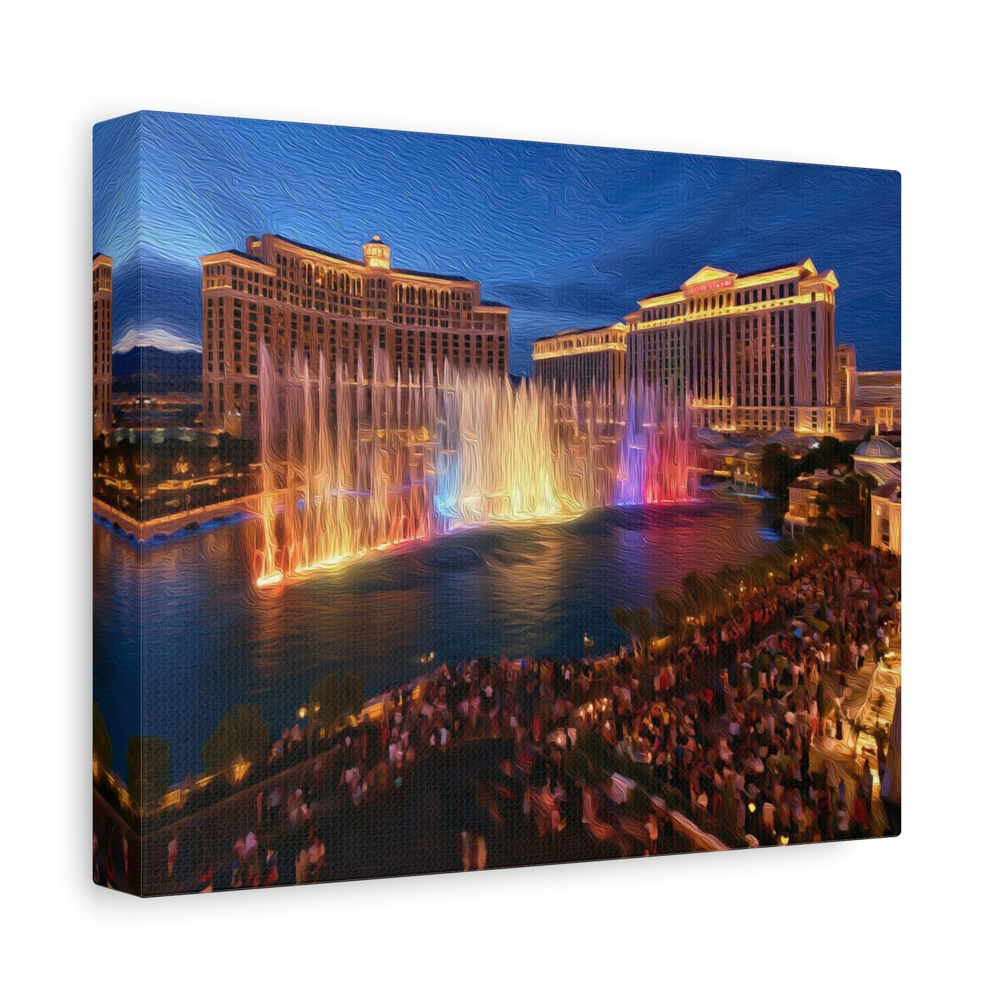 Las Vegas, Nevada | Watercolor Canvas Print | The Painted Passport®