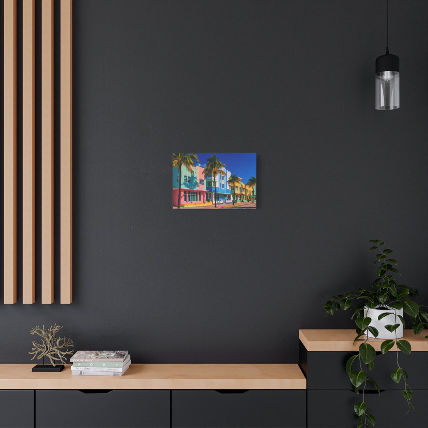 Miami, Florida | Watercolor Canvas Print | The Painted Passport®