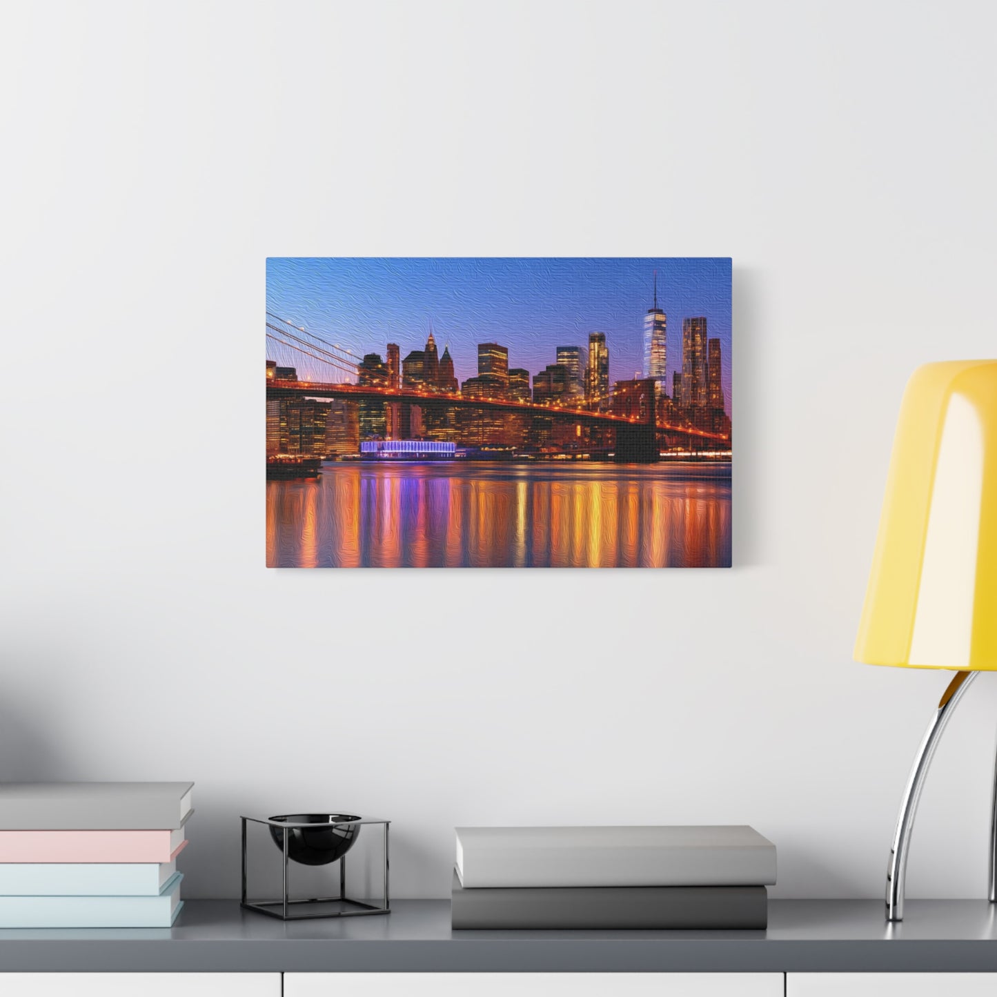 New York City, New York | Watercolor Canvas Print | The Painted Passport®