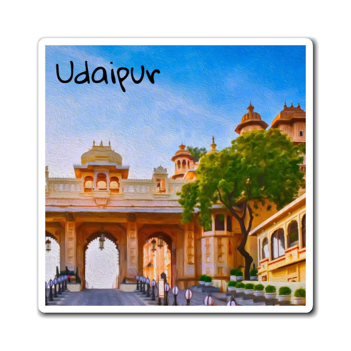 Udaipur, India | Watercolor Magnet | The Painted Passport®