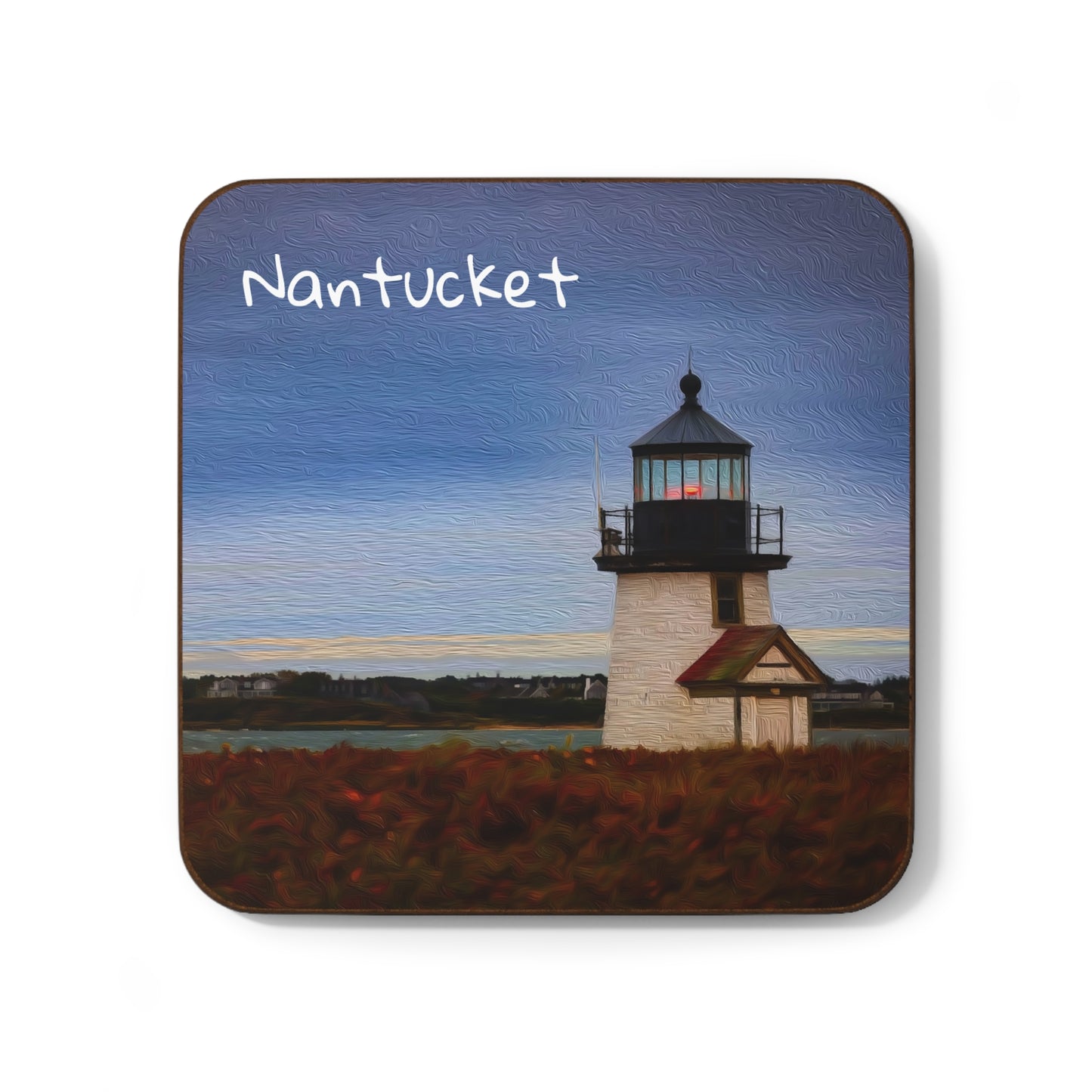 Nantucket, Massachusetts | Watercolor Coaster | The Painted Passport®