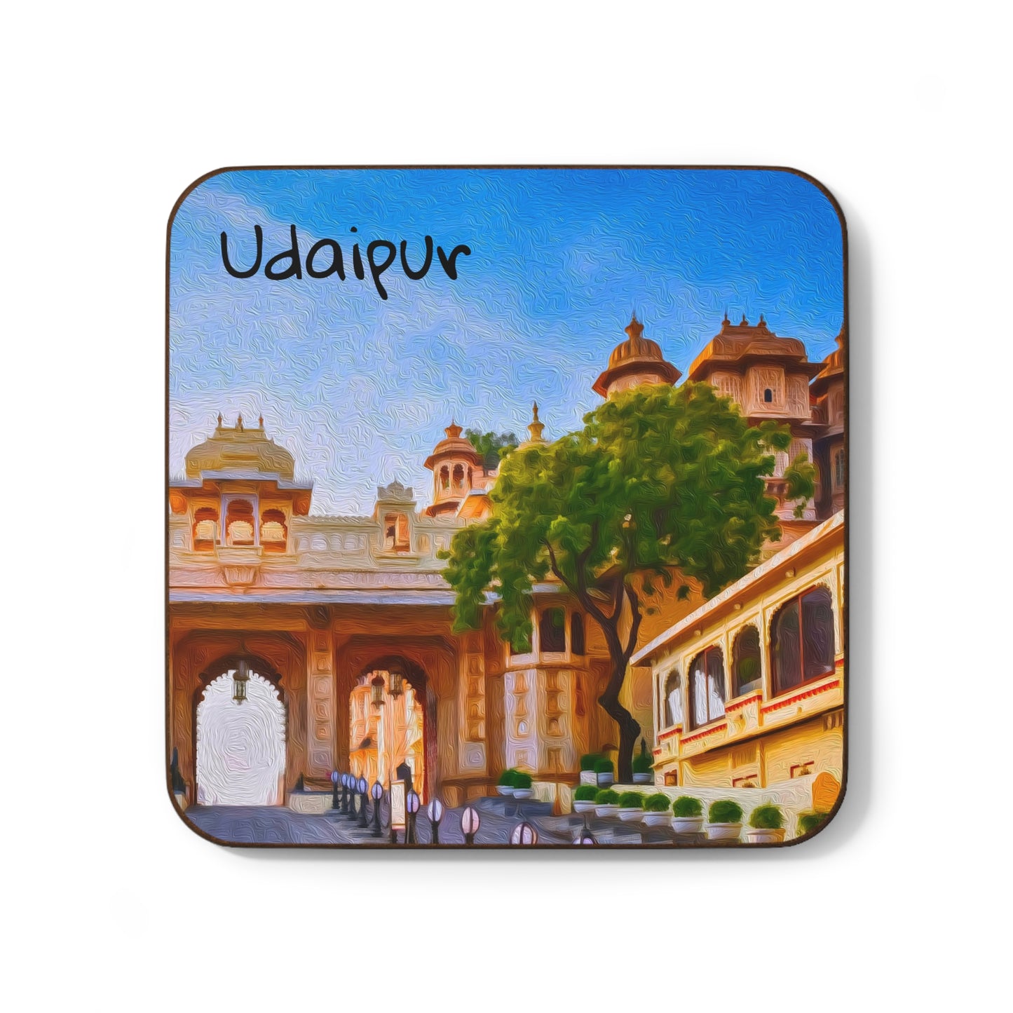Udaipur, India | Watercolor Coaster | The Painted Passport®