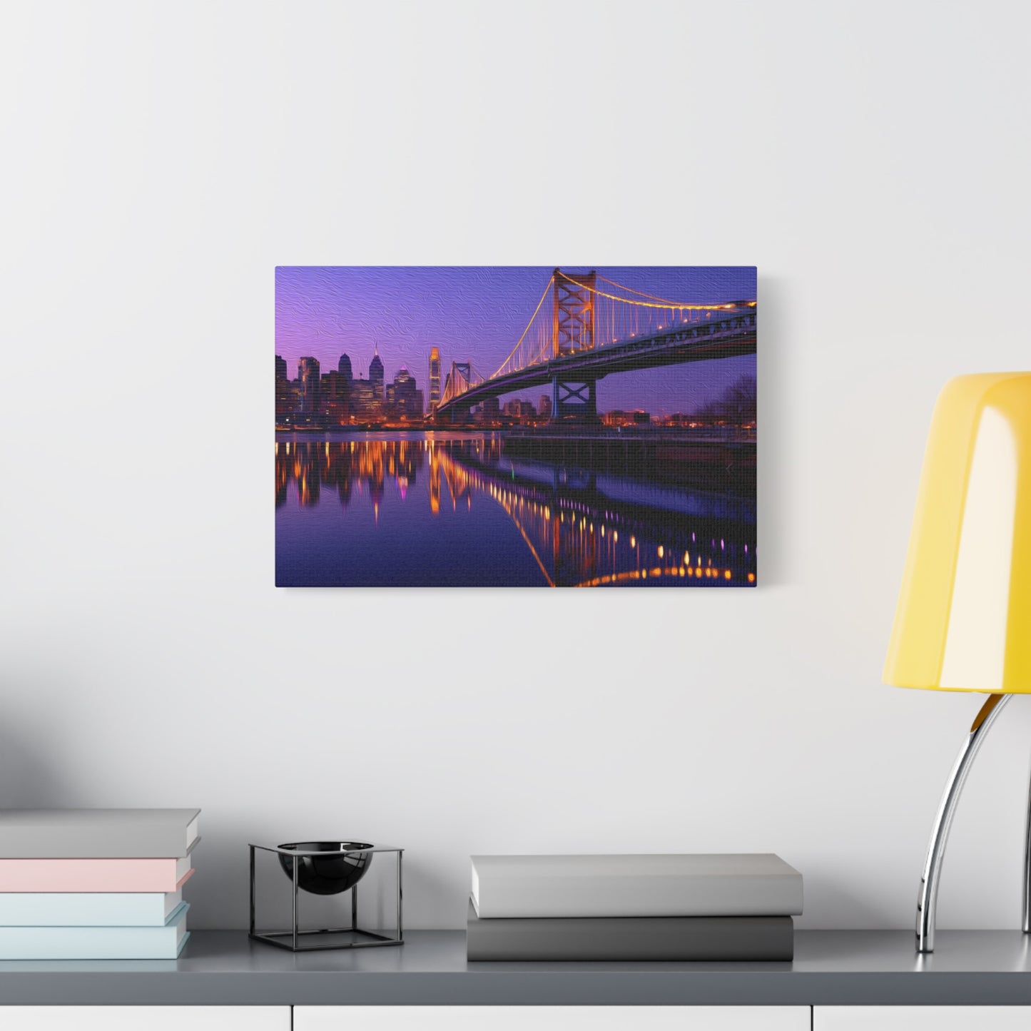 Philadelphia, Pennsylvania | Watercolor Canvas Print | The Painted Passport®