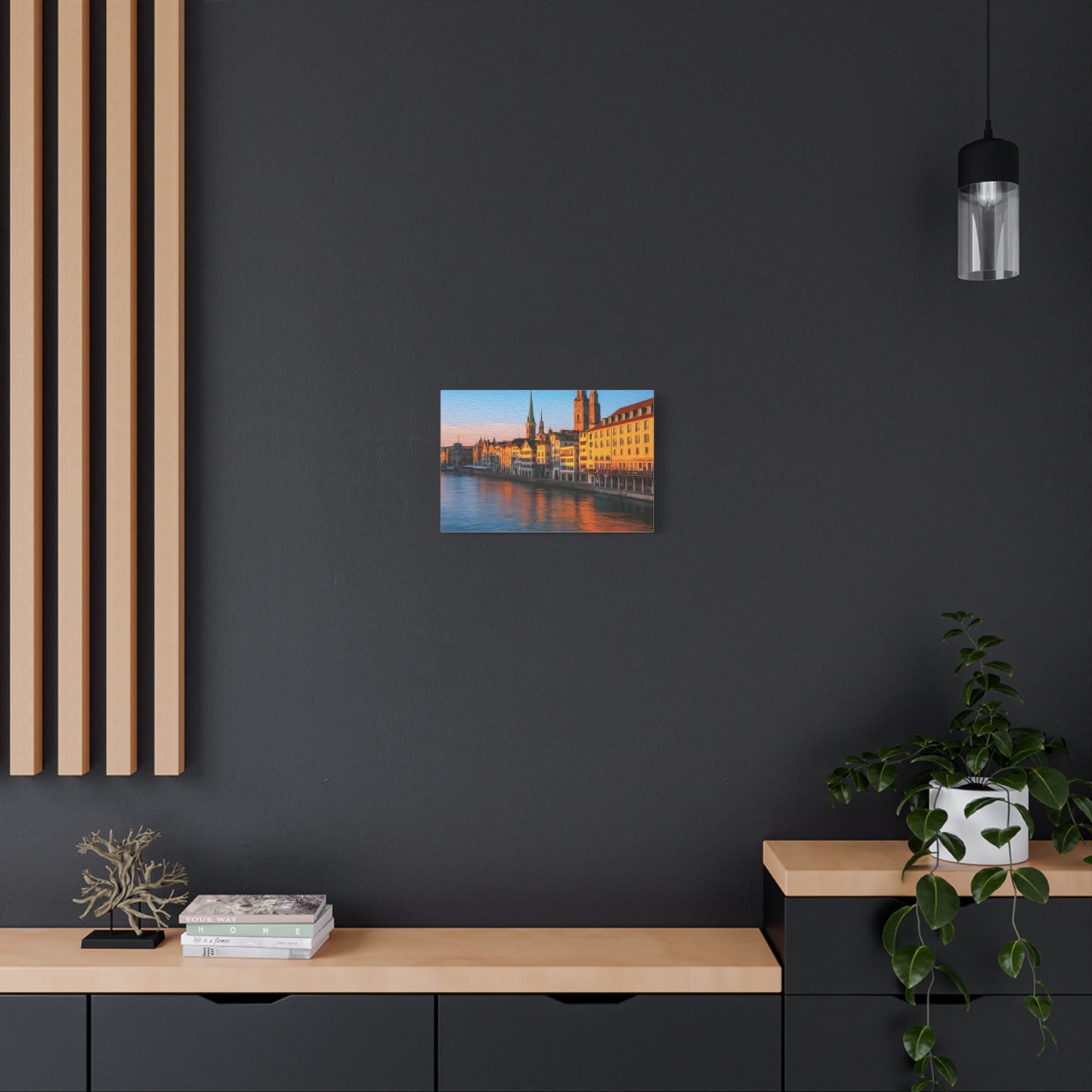 Zurich, Switzerland | Watercolor Canvas Print | The Painted Passport®