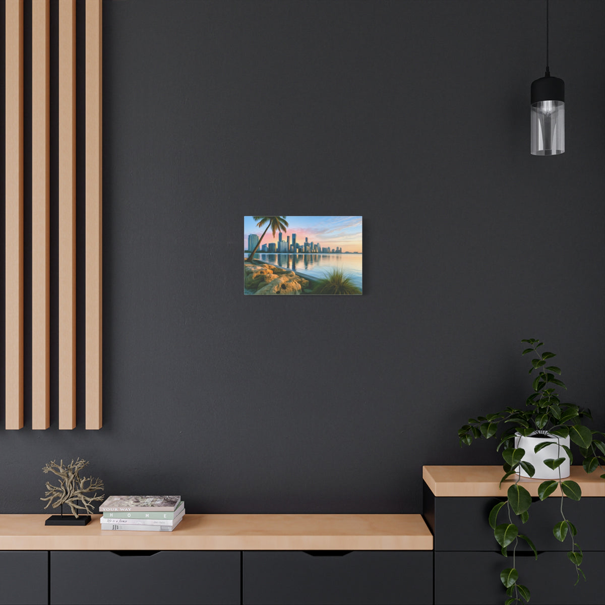 Miami, Florida | Watercolor Canvas Print | The Painted Passport®