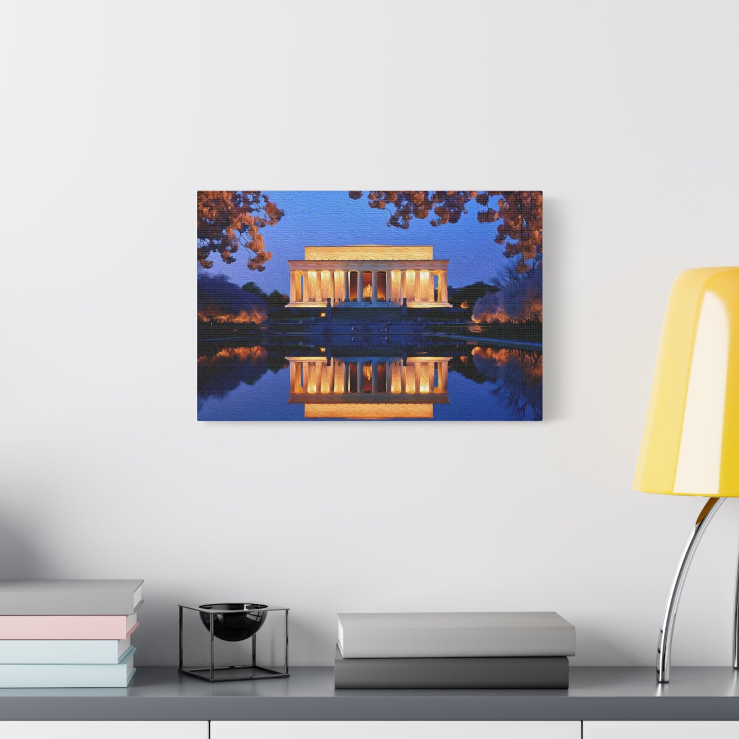 Washington DC, USA | Watercolor Canvas Print | The Painted Passport®