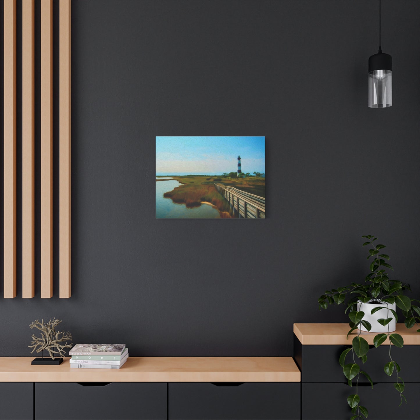 Outer Banks, North Carolina | Watercolor Canvas Print | The Painted Passport®
