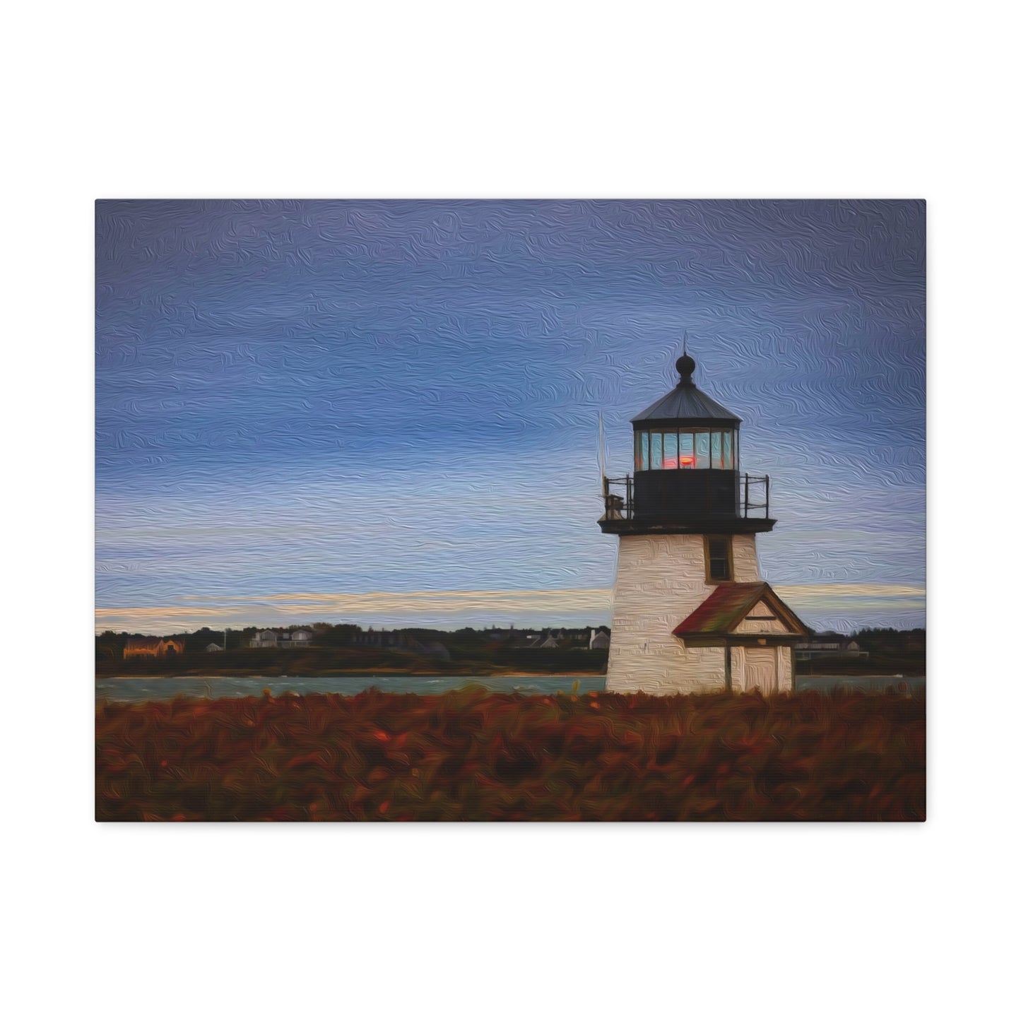 Nantucket, Massachusetts | Watercolor Canvas Print | The Painted Passport®