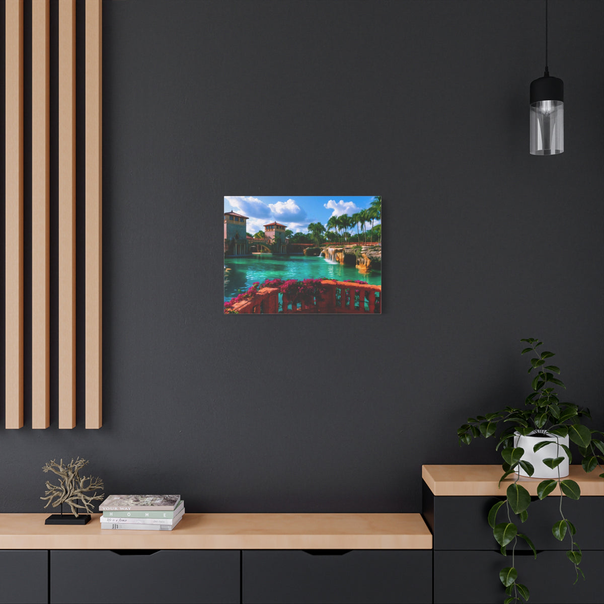 Miami, Florida | Watercolor Canvas Print | The Painted Passport®