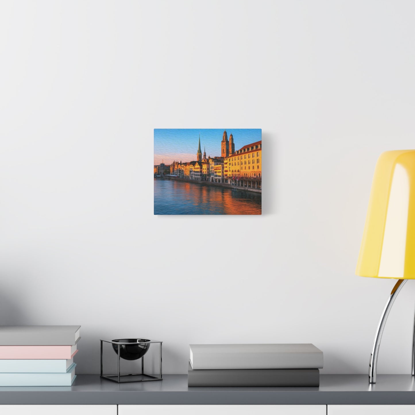 Zurich, Switzerland | Watercolor Canvas Print | The Painted Passport®
