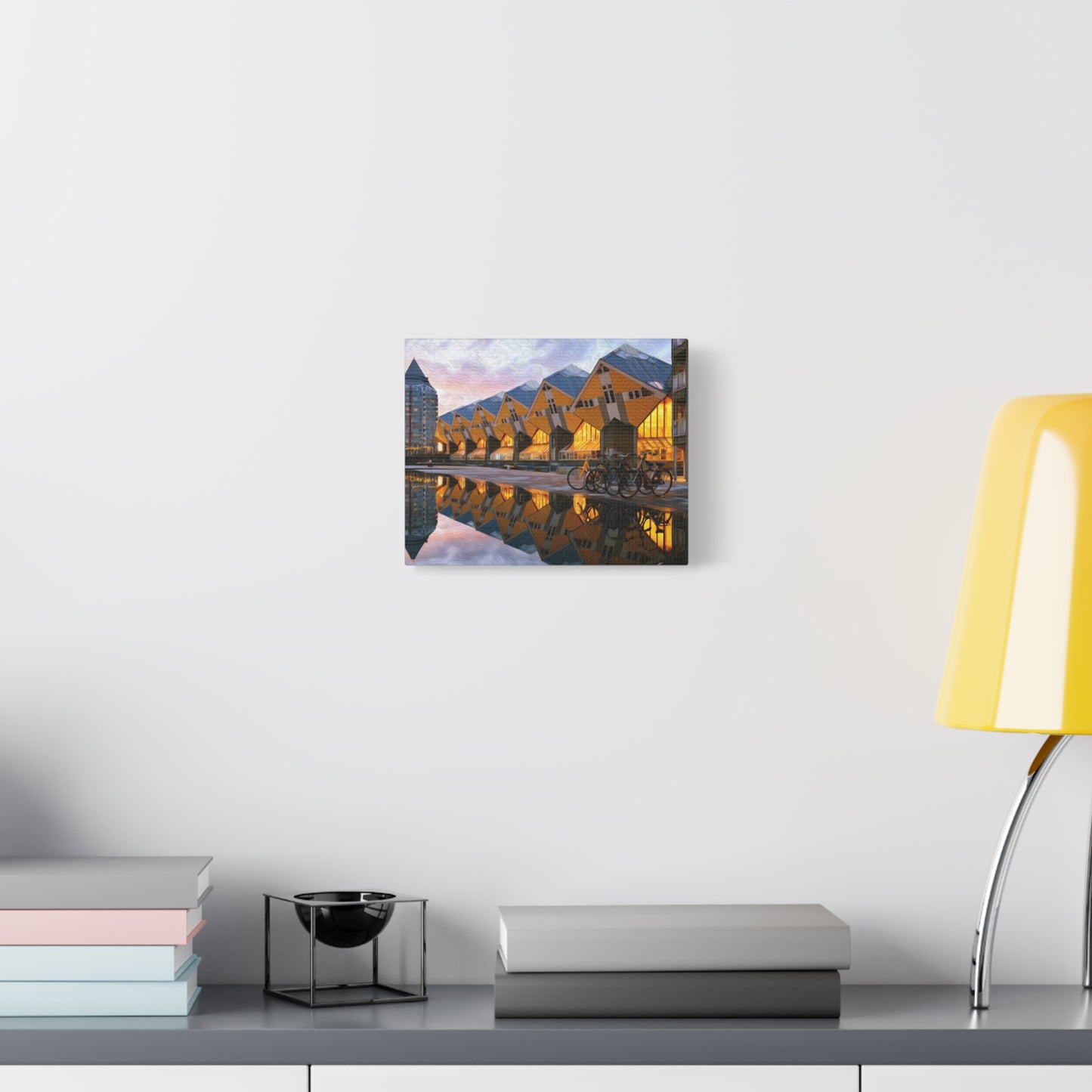Rotterdam, Netherlands | Watercolor Canvas Print | The Painted Passport®