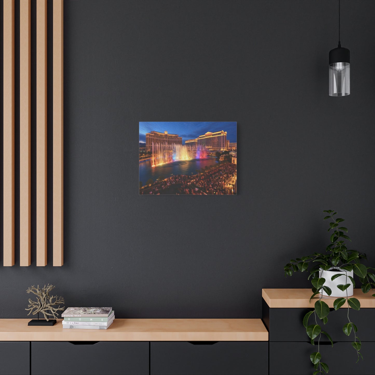 Las Vegas, Nevada | Watercolor Canvas Print | The Painted Passport®