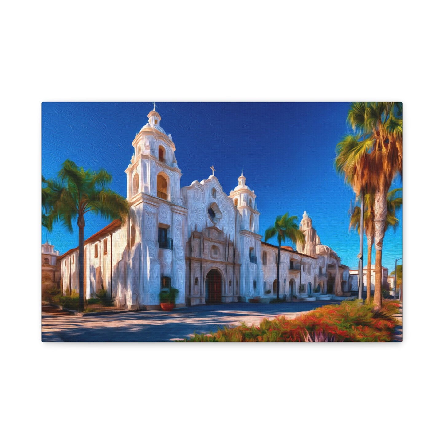 San Diego, California | Watercolor Canvas Print | The Painted Passport®