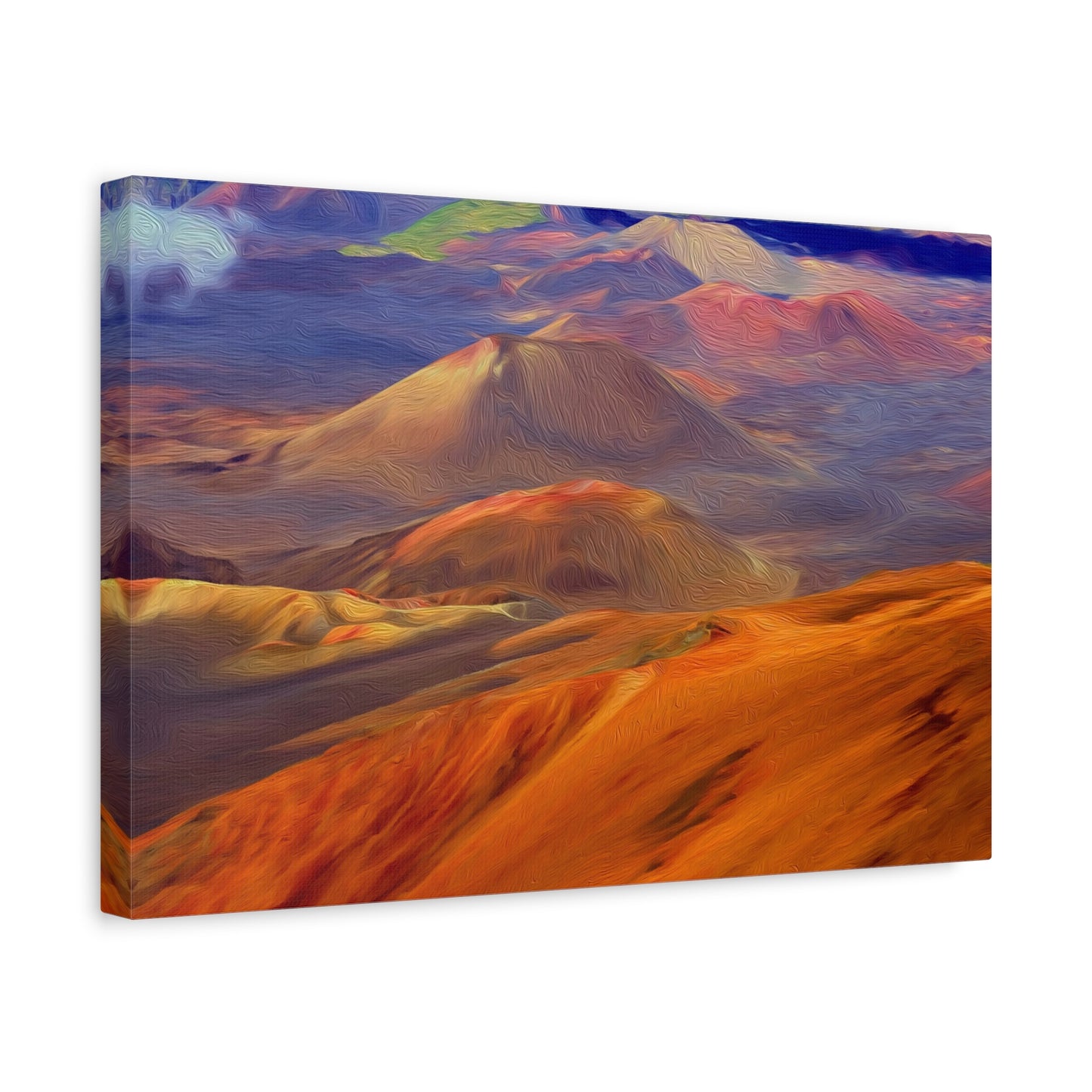 Haleakala, Maui | Watercolor Canvas Print | The Painted Passport®