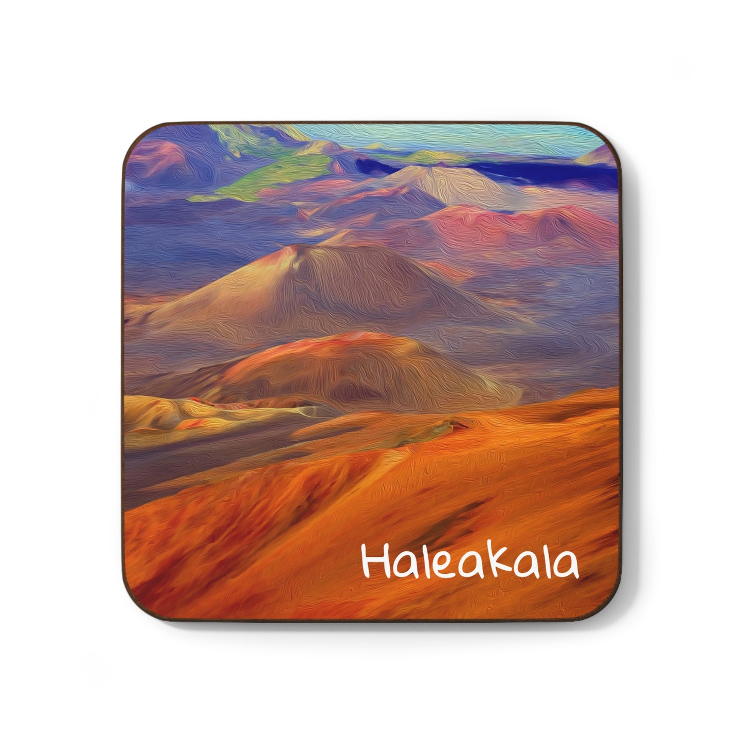 Haleakala, Maui | Watercolor Coaster | The Painted Passport®