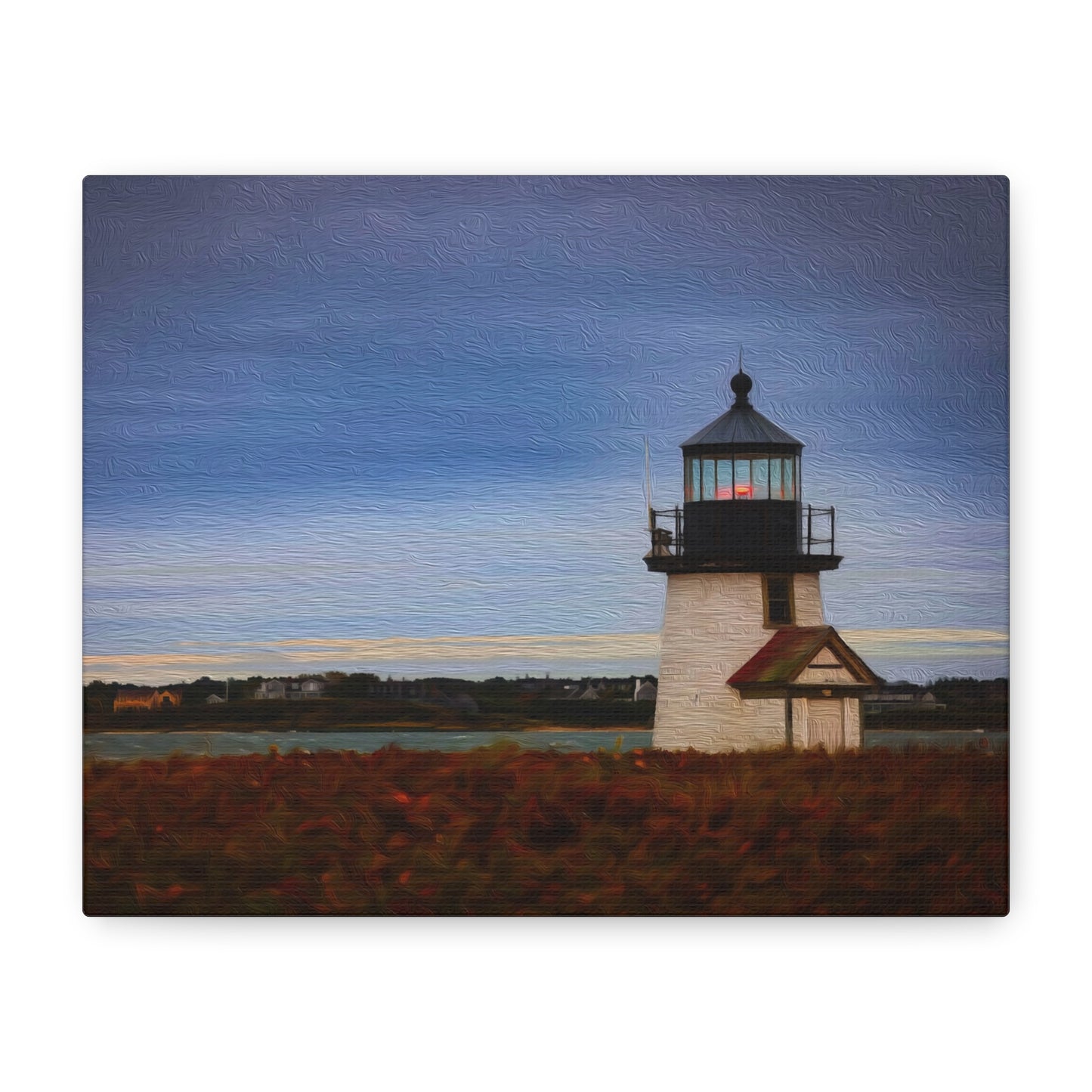 Nantucket, Massachusetts | Watercolor Canvas Print | The Painted Passport®