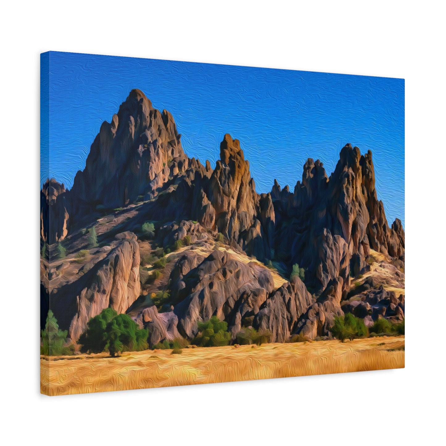 Pinnacles National Park, California | Watercolor Canvas Print | The Painted Passport®