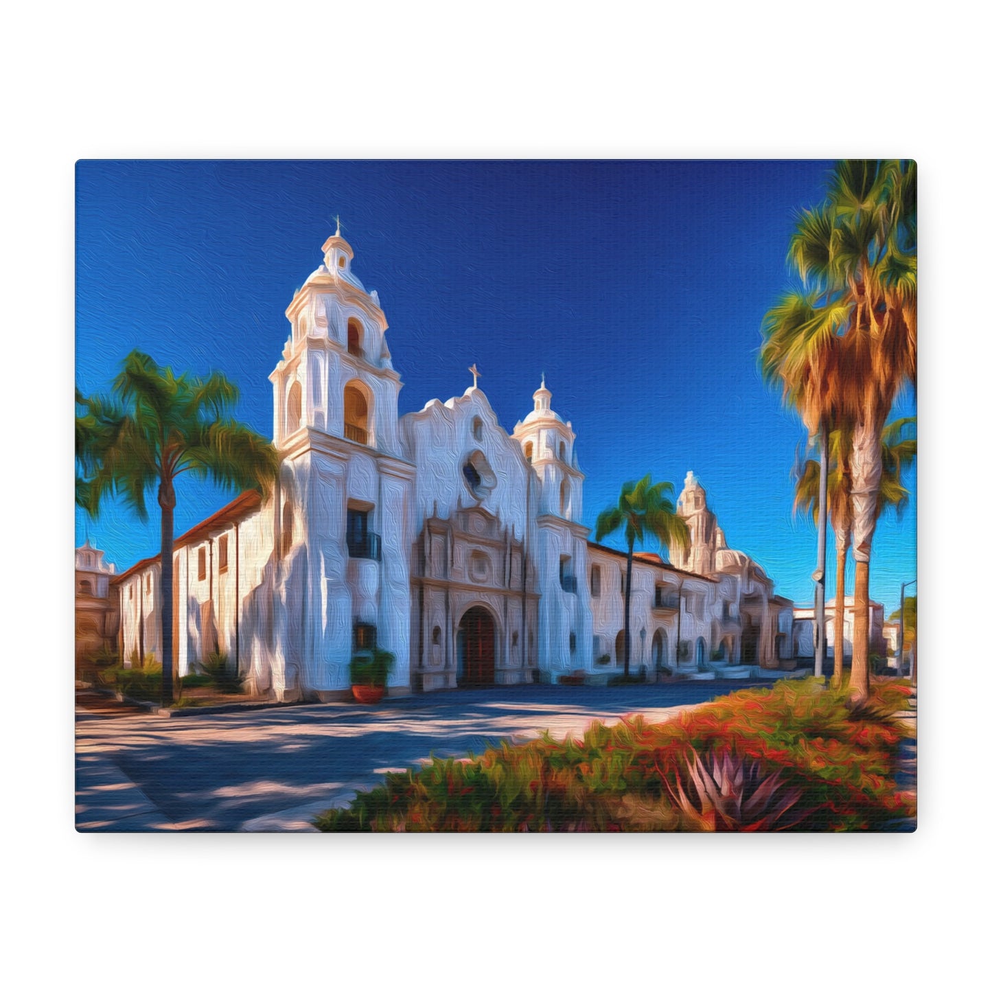 San Diego, California | Watercolor Canvas Print | The Painted Passport®