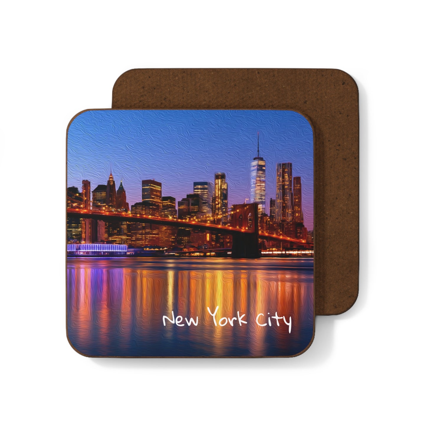 New York City, New York | Watercolor Coaster | The Painted Passport®