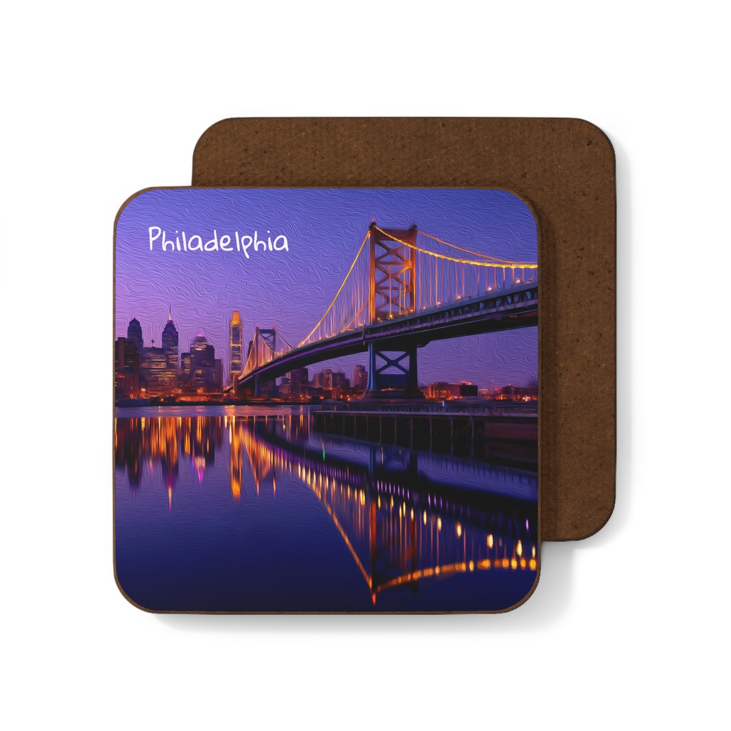 Philadelphia, Pennsylvania | Watercolor Coaster | The Painted Passport®