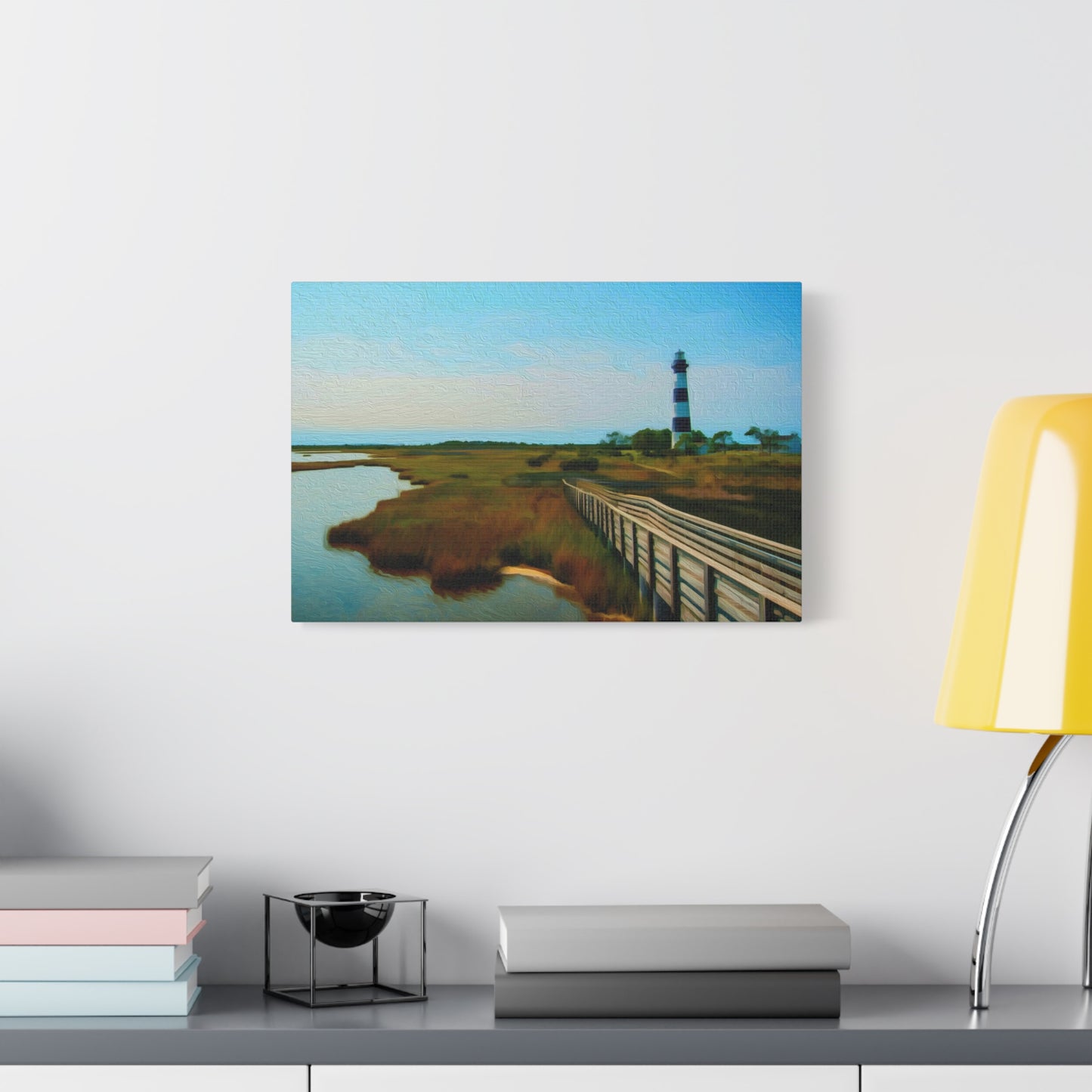 Outer Banks, North Carolina | Watercolor Canvas Print | The Painted Passport®