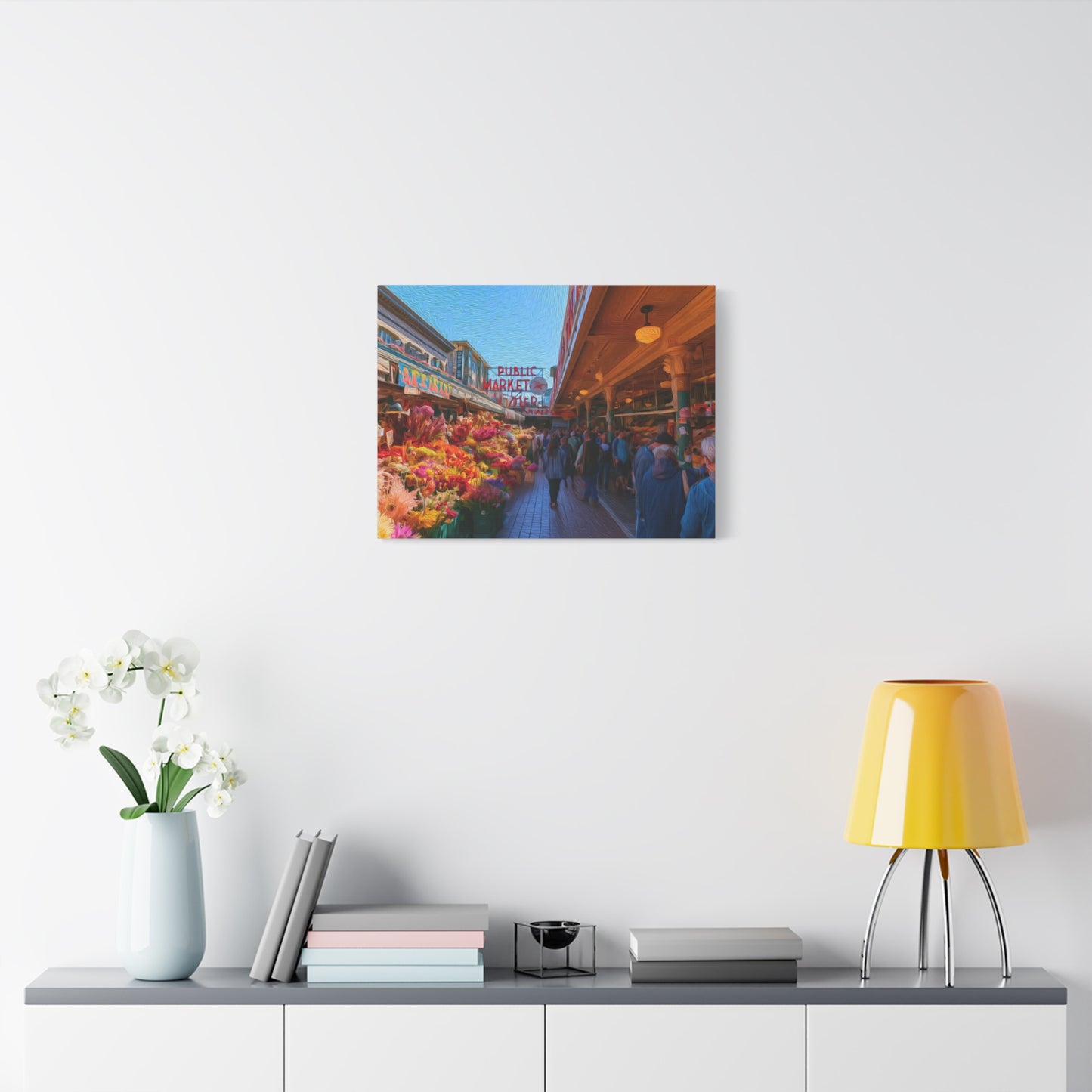 Seattle, Washington | Watercolor Canvas Print | The Painted Passport®