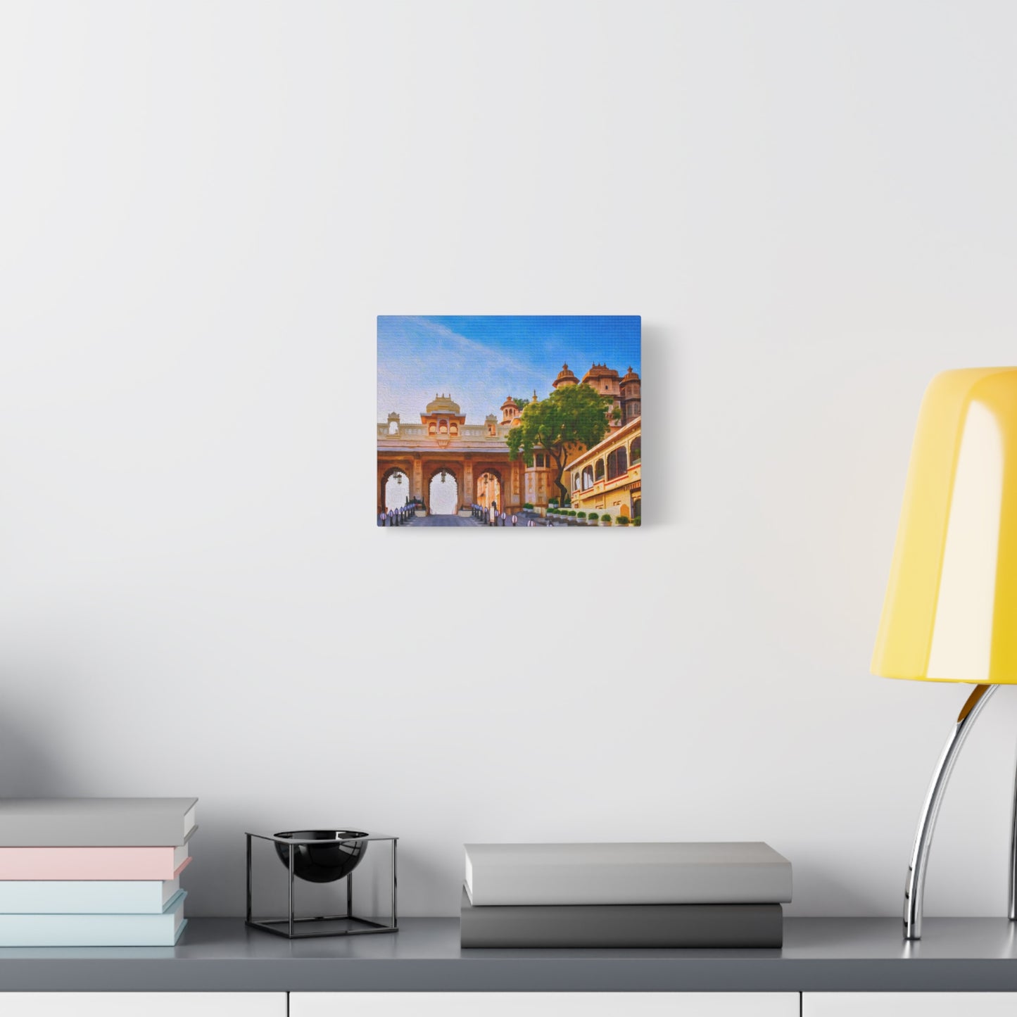 Udaipur, India | Watercolor Canvas Print | The Painted Passport®