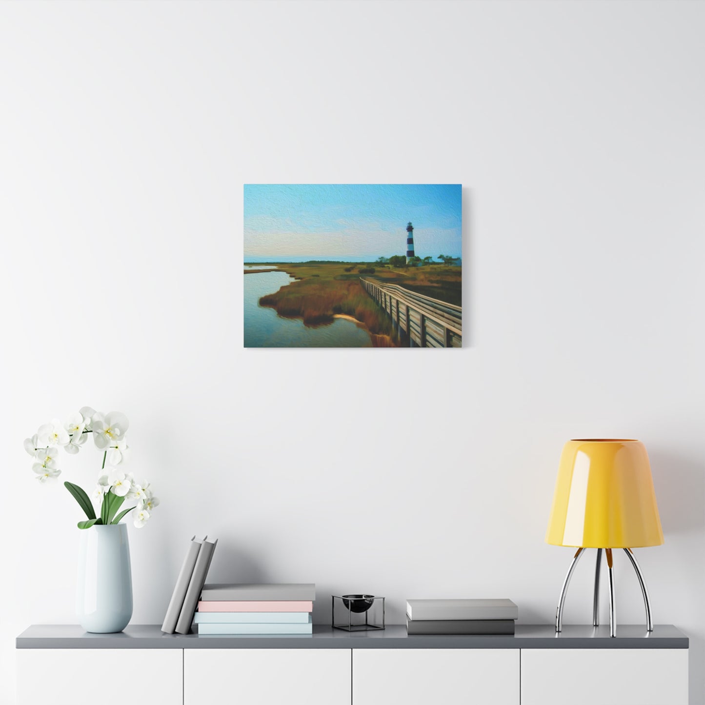 Outer Banks, North Carolina | Watercolor Canvas Print | The Painted Passport®