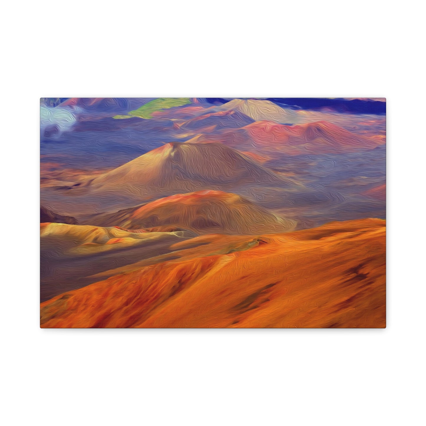 Haleakala, Maui | Watercolor Canvas Print | The Painted Passport®