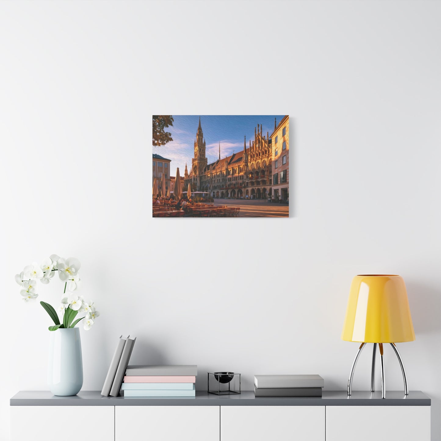Munich, Germany | Watercolor Canvas Print | The Painted Passport®