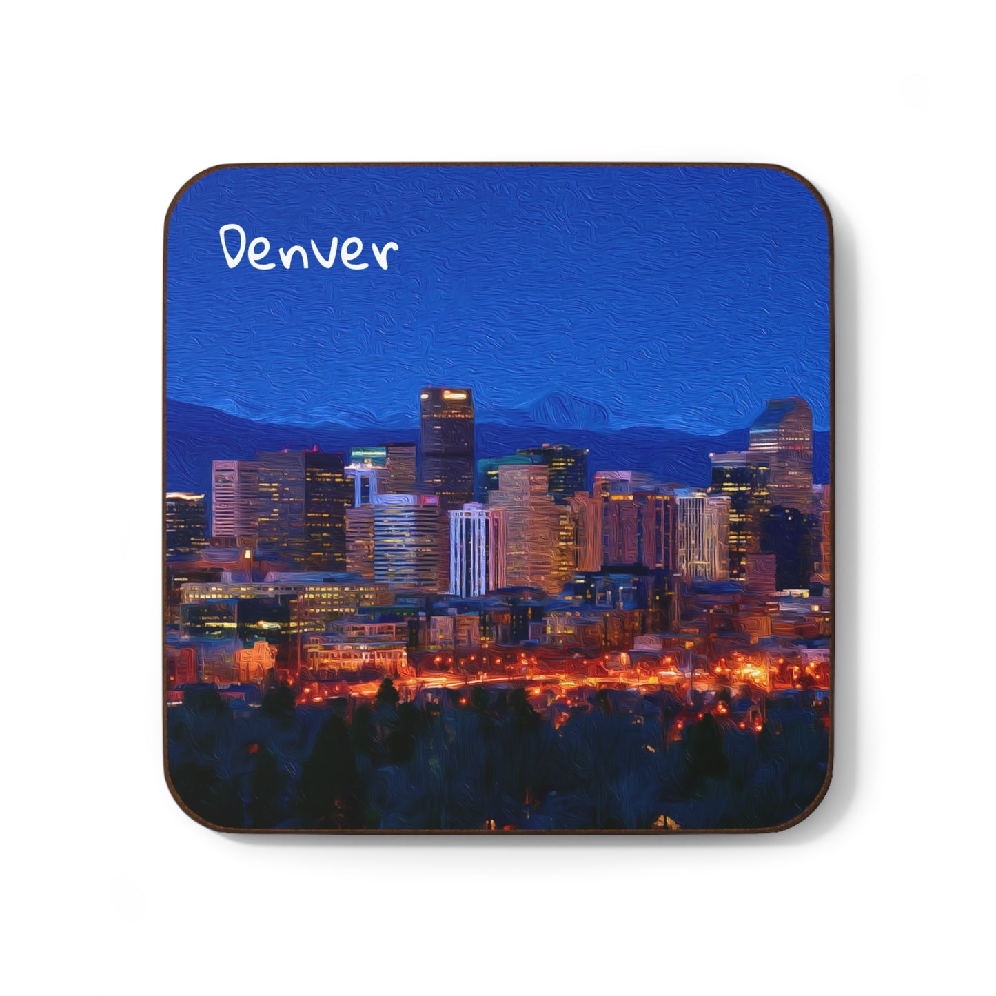 Denver, Colorado | Watercolor Coaster | The Painted Passport®