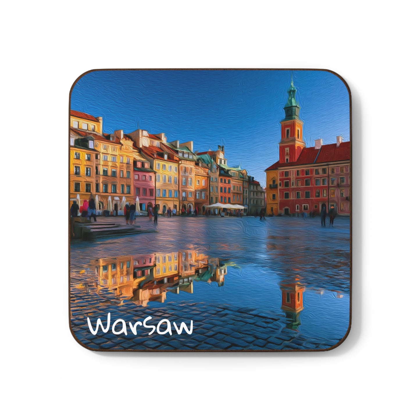 Warsaw, Poland | Watercolor Coaster | The Painted Passport®