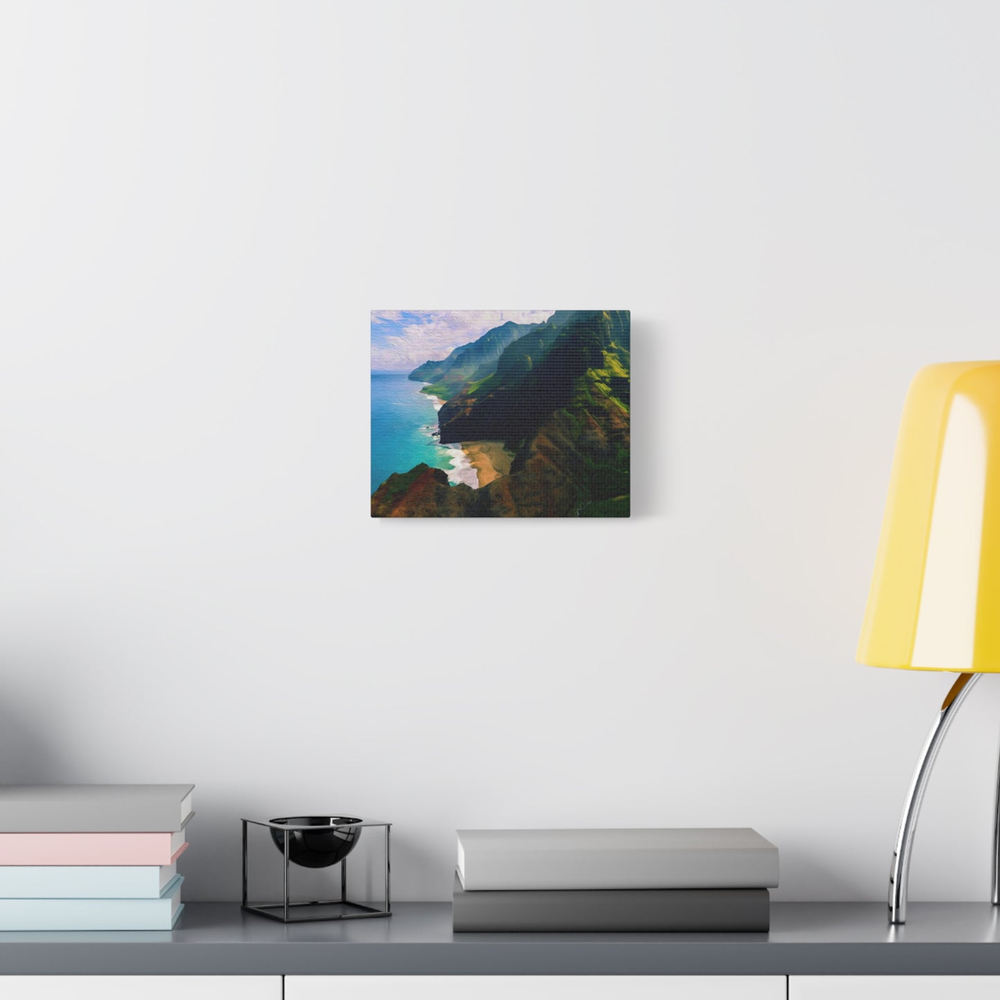 Na Pali Coast, Kauai | Watercolor Canvas Print | The Painted Passport®