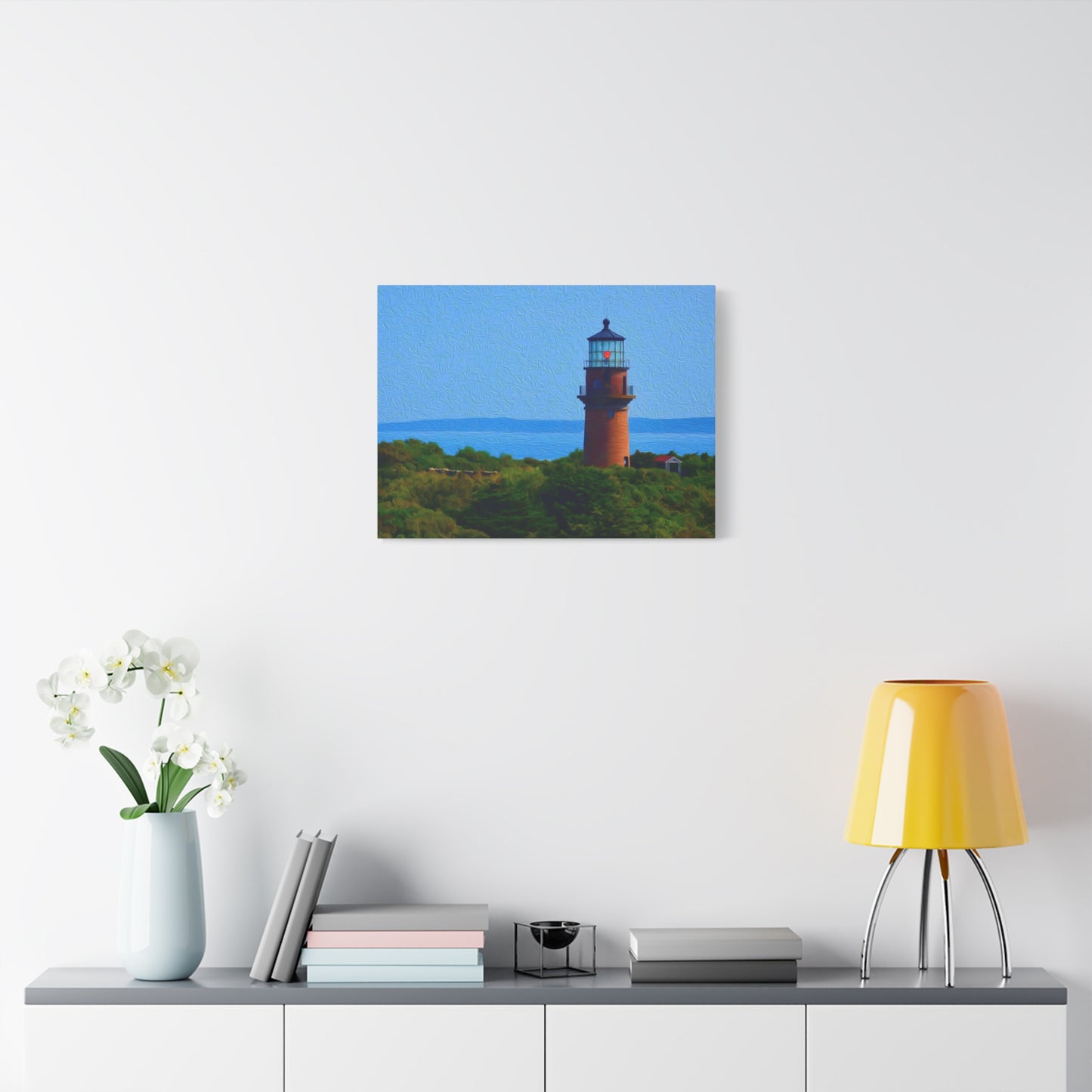 Martha's Vineyard, Massachusetts | Watercolor Canvas Print | The Painted Passport®
