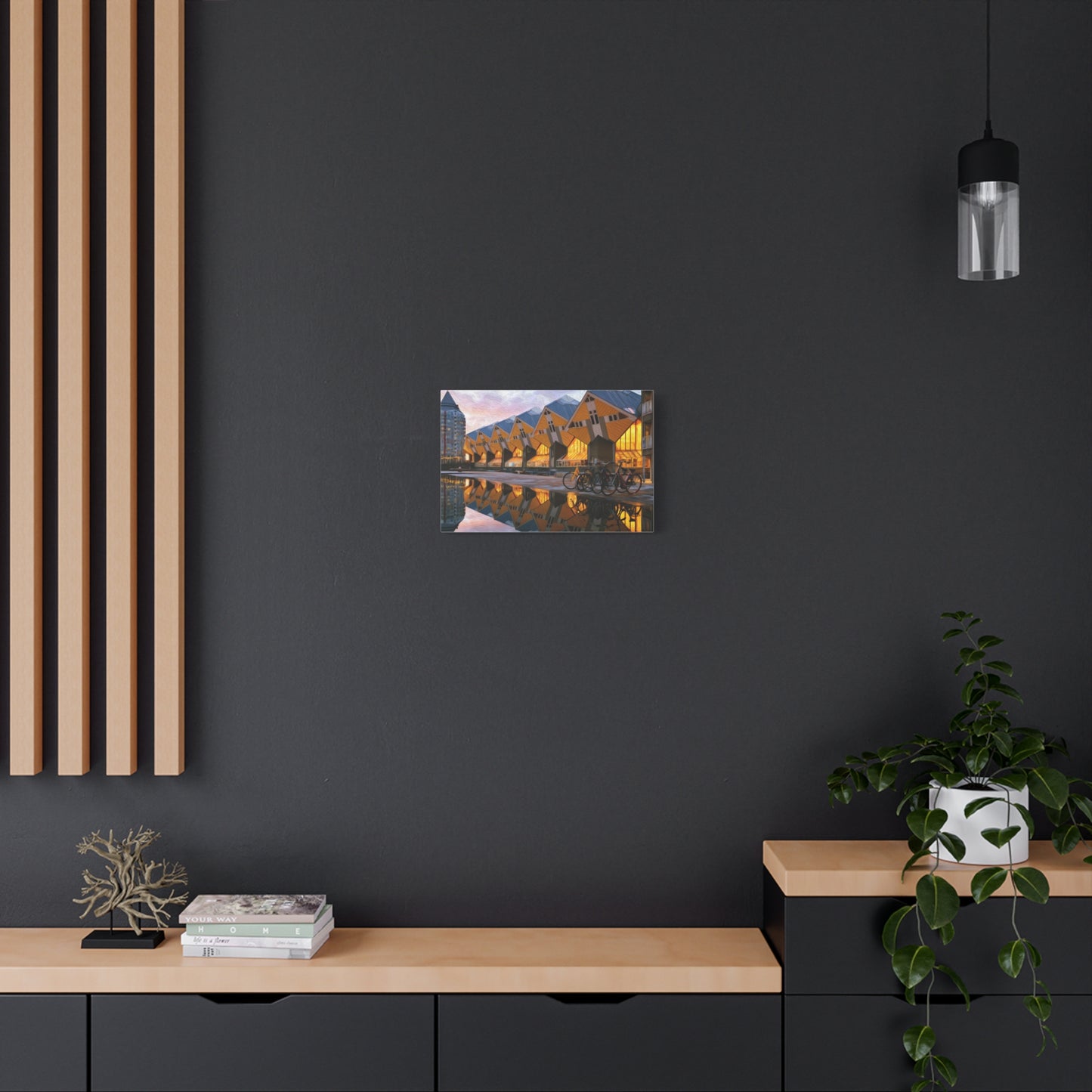 Rotterdam, Netherlands | Watercolor Canvas Print | The Painted Passport®