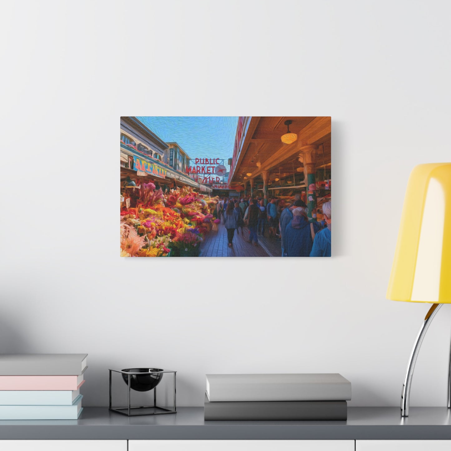 Seattle, Washington | Watercolor Canvas Print | The Painted Passport®