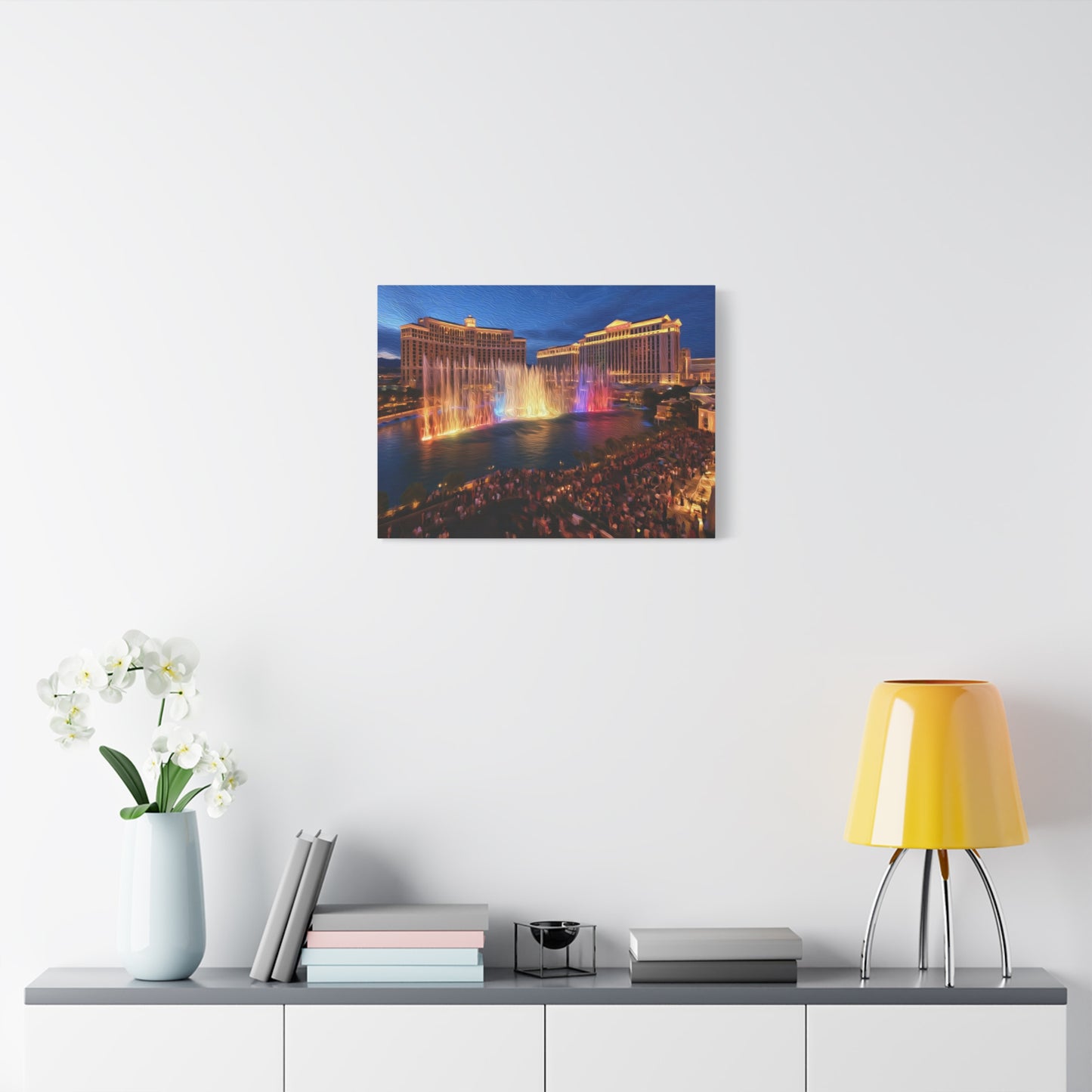 Las Vegas, Nevada | Watercolor Canvas Print | The Painted Passport®