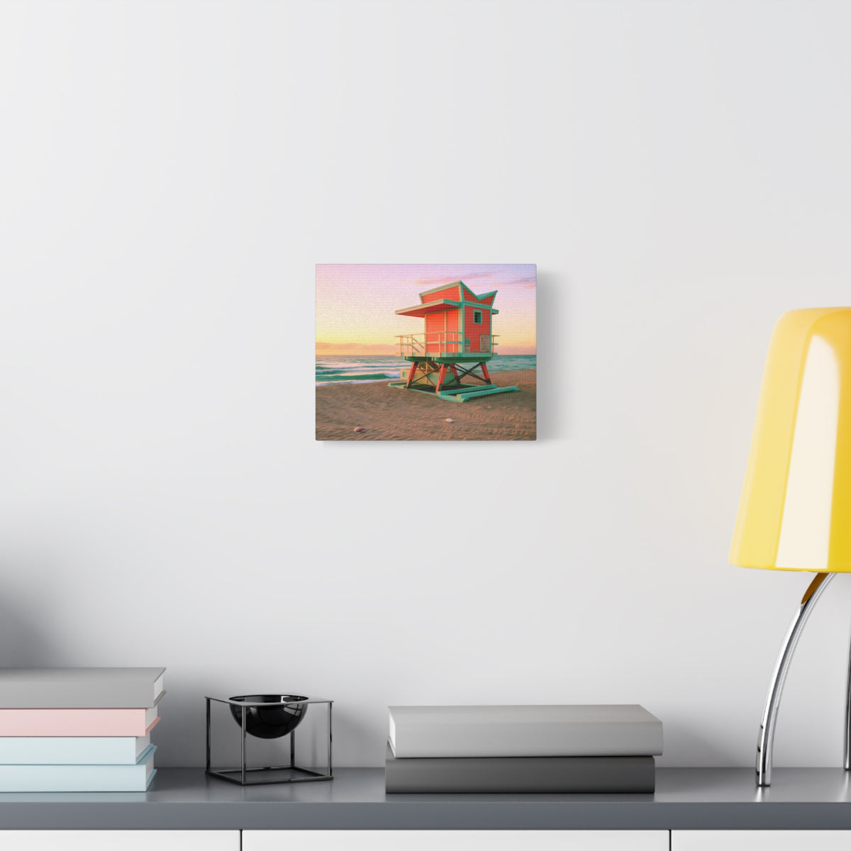 Miami, Florida | Watercolor Canvas Print | The Painted Passport®