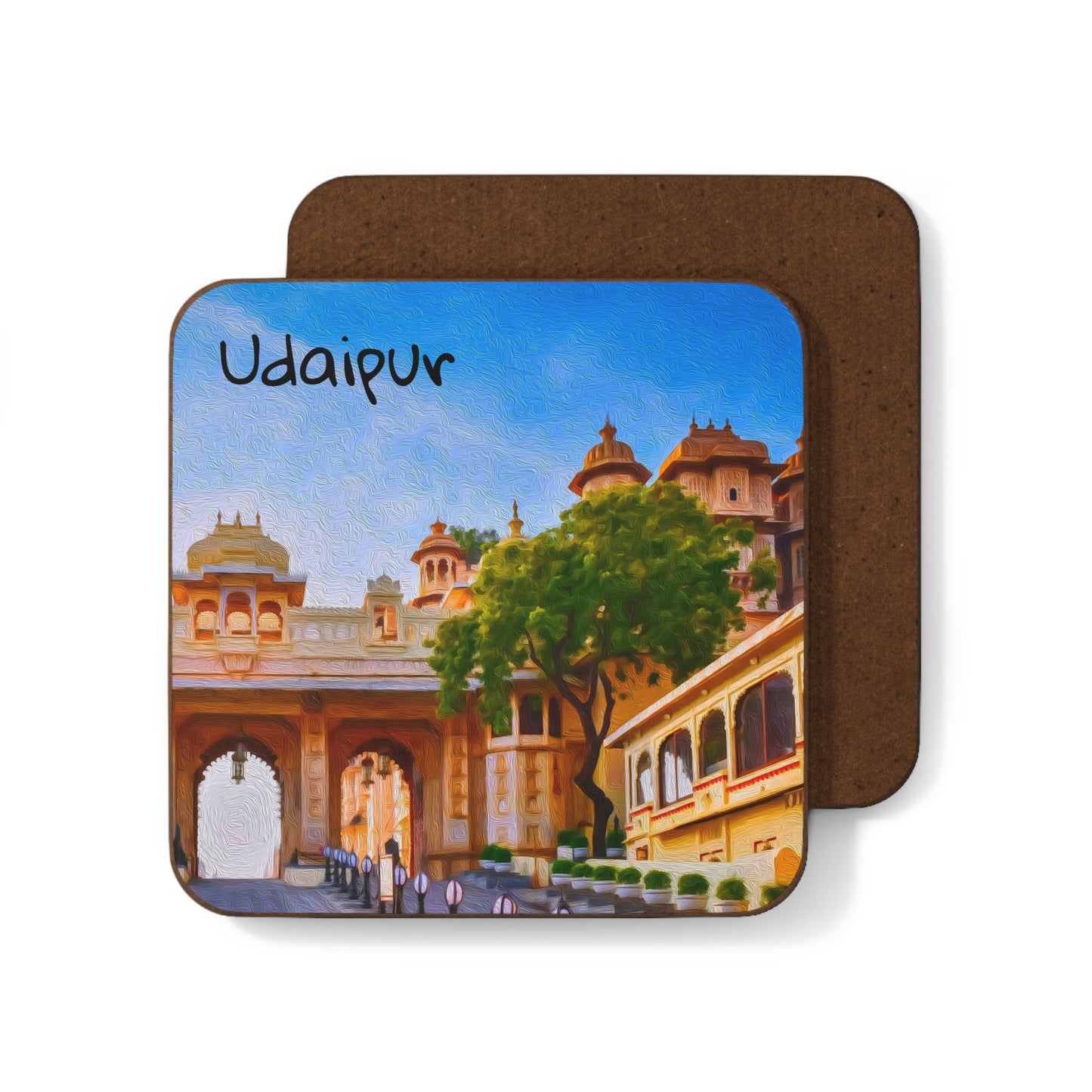 Udaipur, India | Watercolor Coaster | The Painted Passport®