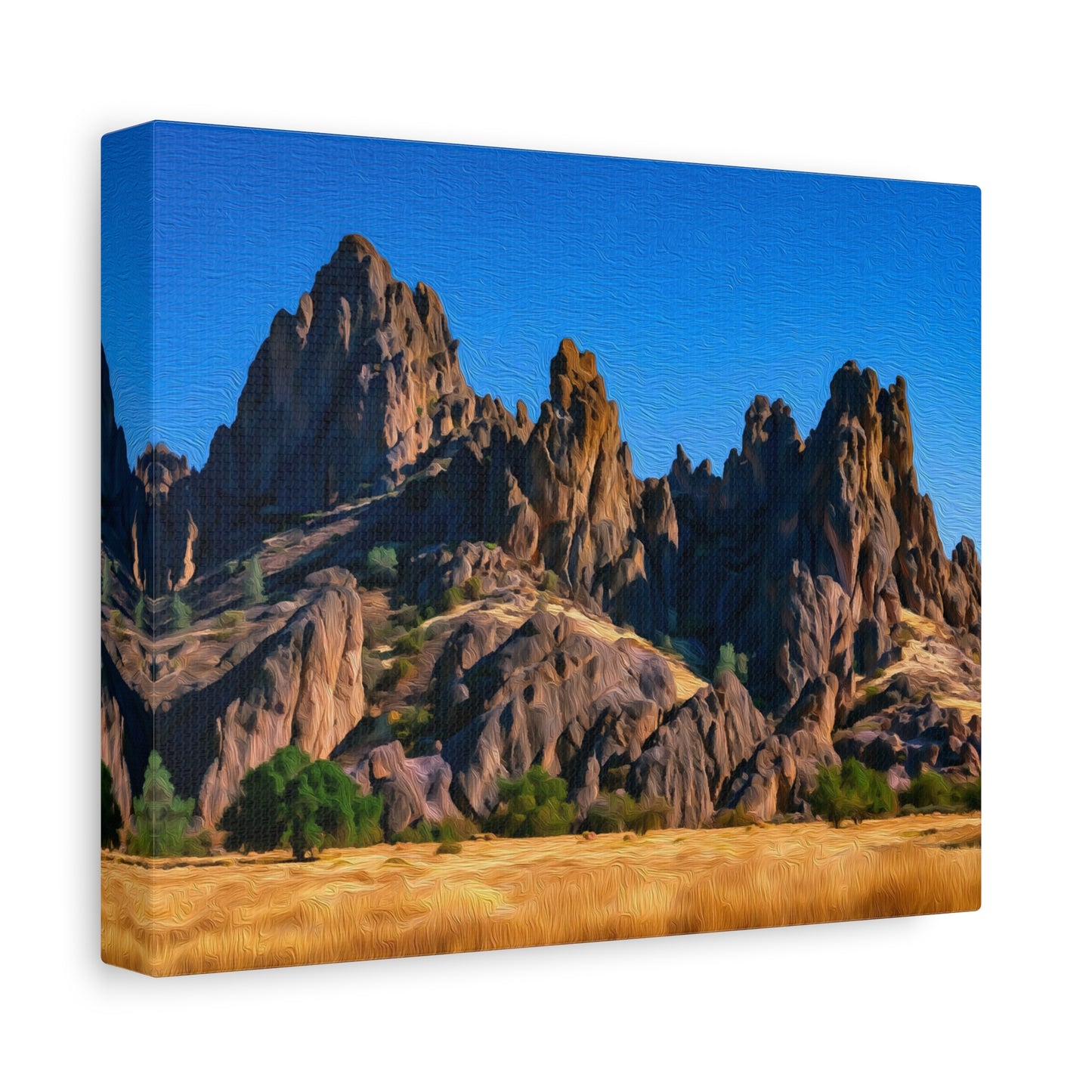 Pinnacles National Park, California | Watercolor Canvas Print | The Painted Passport®