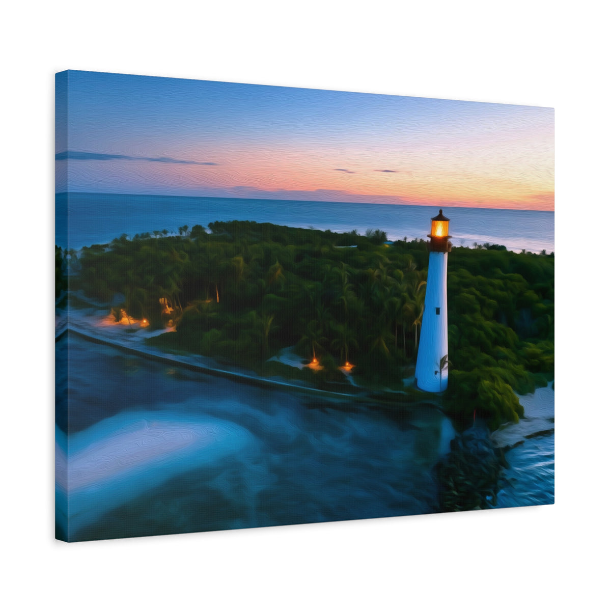 Miami, Florida | Watercolor Canvas Print | The Painted Passport®