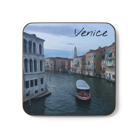 Venice, Italy Hardboard Coaster - Artistic Home Decor for Coffee Lovers