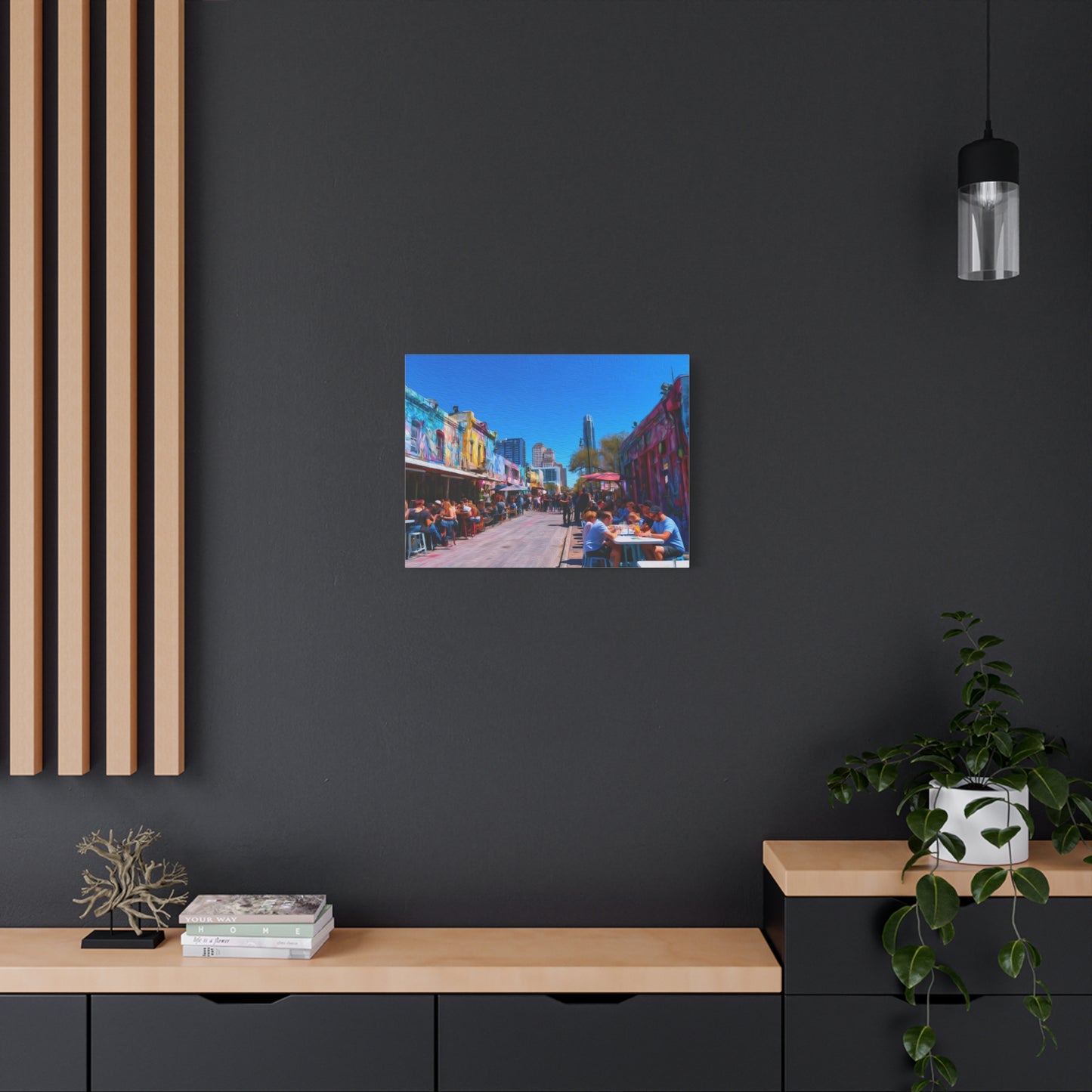 Austin, Texas | Watercolor Canvas Print | The Painted Passport®