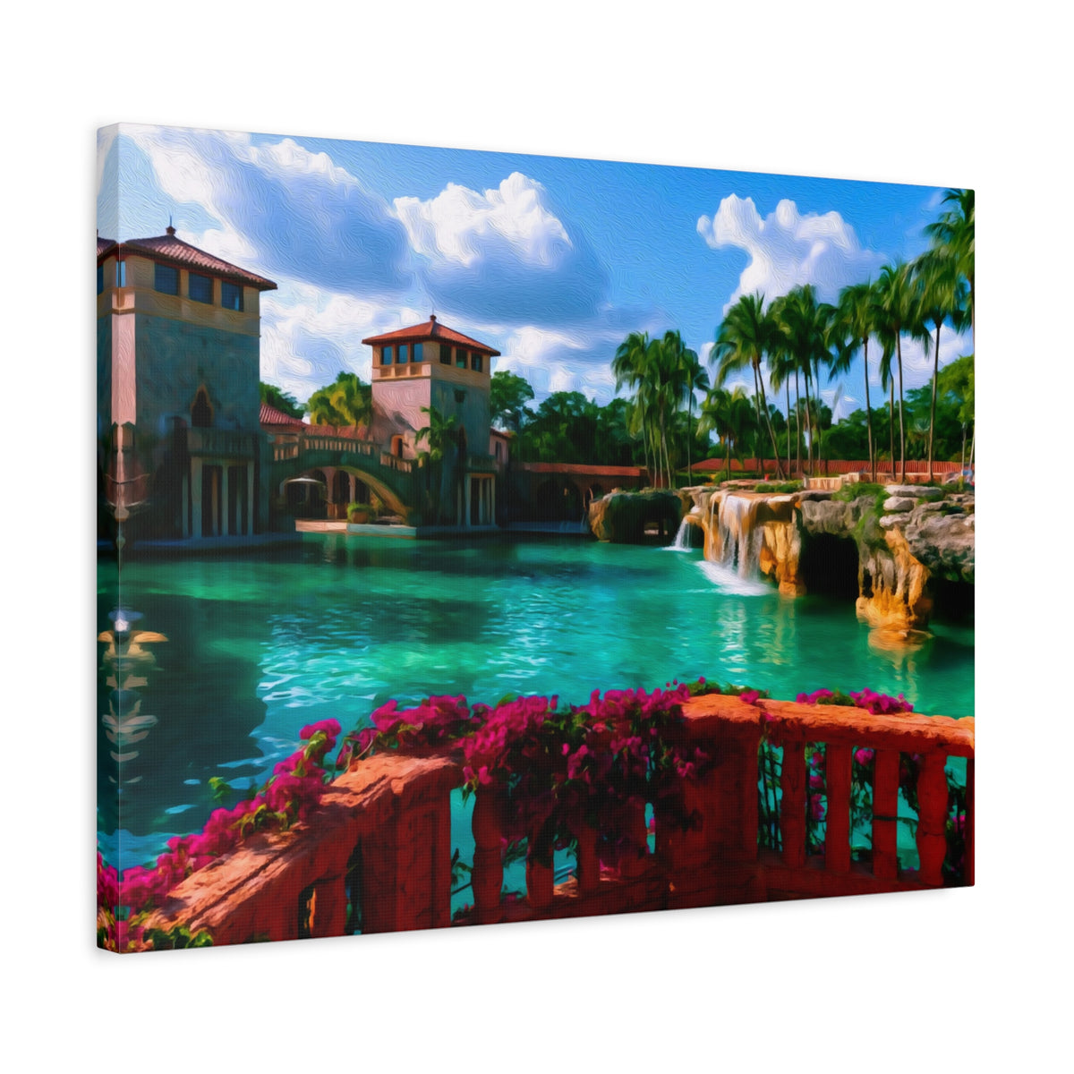 Miami, Florida | Watercolor Canvas Print | The Painted Passport®