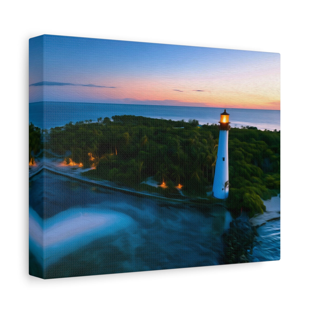 Miami, Florida | Watercolor Canvas Print | The Painted Passport®