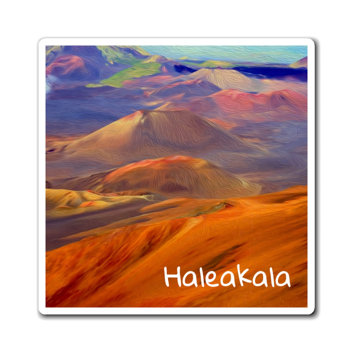 Haleakala, Maui | Watercolor Magnet | The Painted Passport®