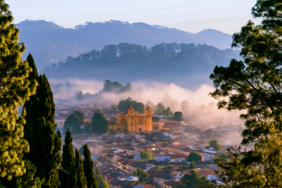 San Cristobal de las Casas watercolor canvas