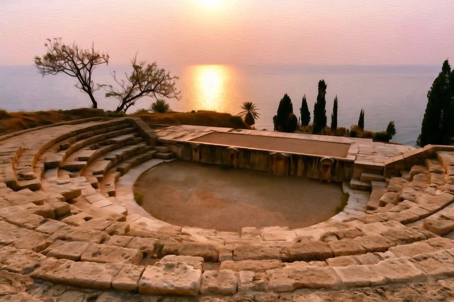 Byblos Roman Theater Ruins &mdash; Byblos canvas