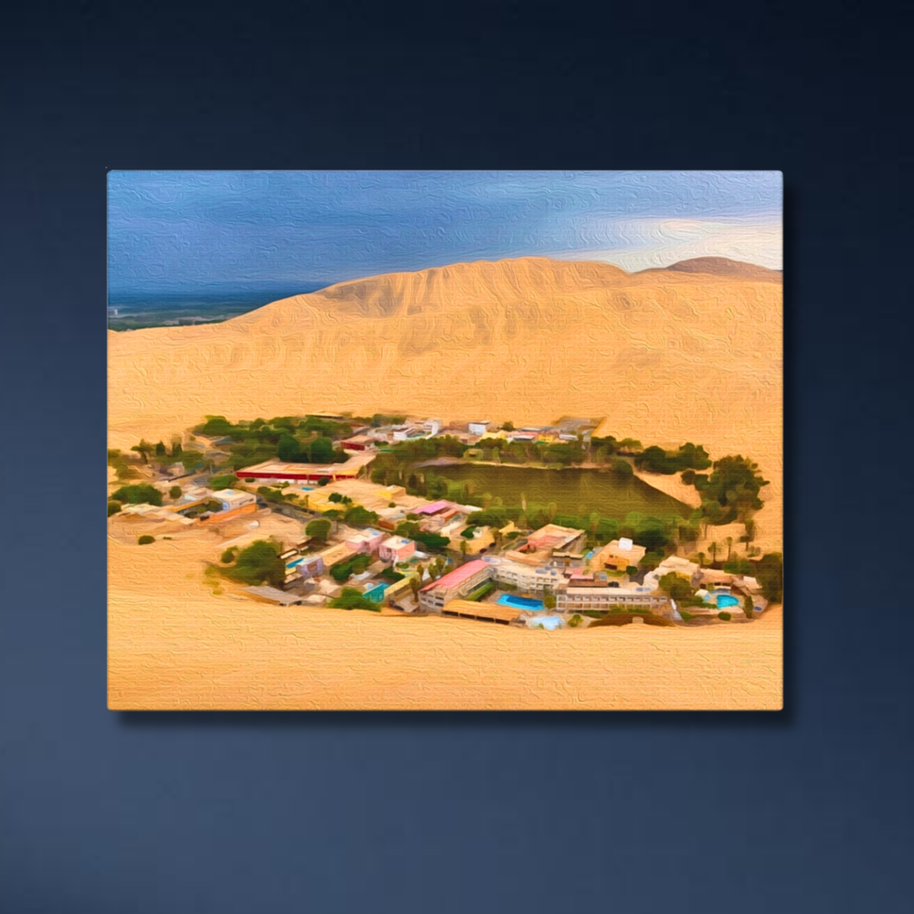 Huacachina, Peru | Original Series Canvas detail